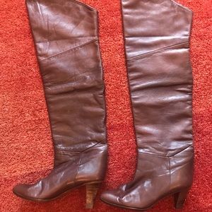 Over the knee vintage boots